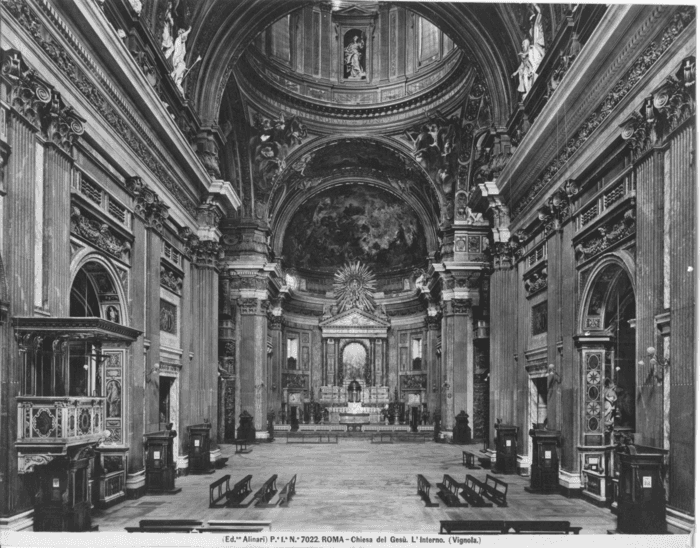 Roma - Chiesa del Gesù. L' Interno