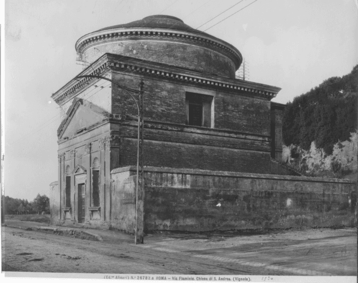 Roma - Via Flaminia. Chiesa di Sant' Andrea.