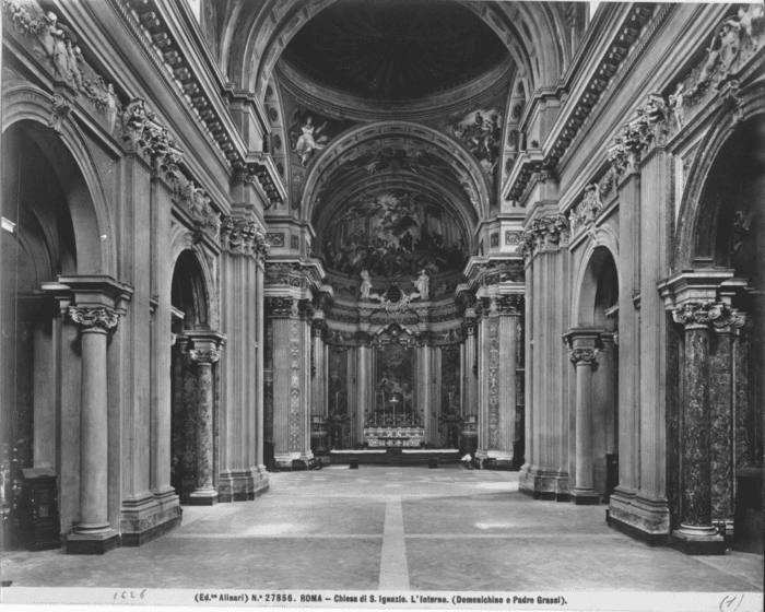 Roma - Chiesa di S. Ignazio. L' interno