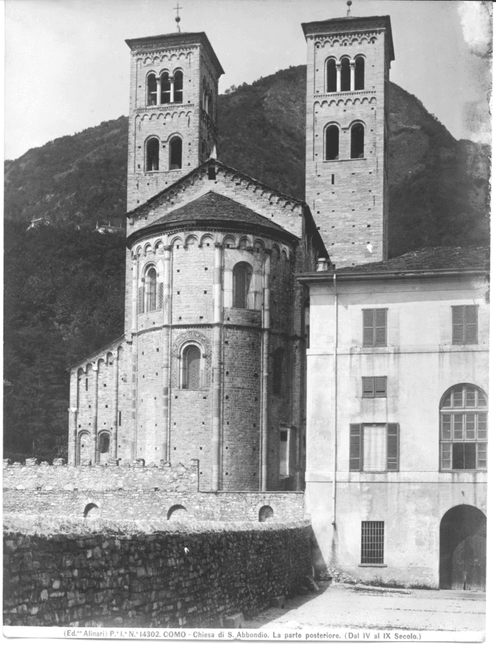 Como - Chiesa di S.Abbondio. La parte posteriore (dal IV al IX secolo)