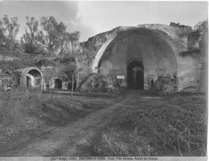 Tivoli (contorni di Roma) - Villa Adriana. Ruderi del Canopo