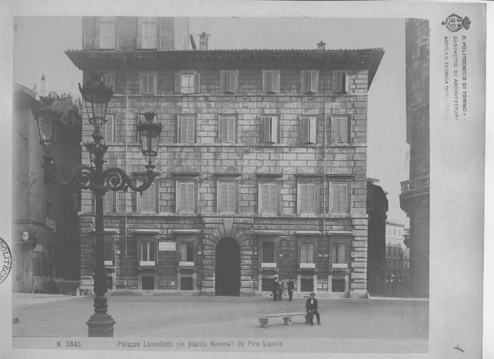 Palazzo Lancellotti (in piazza Navona) da Piro Ligorio