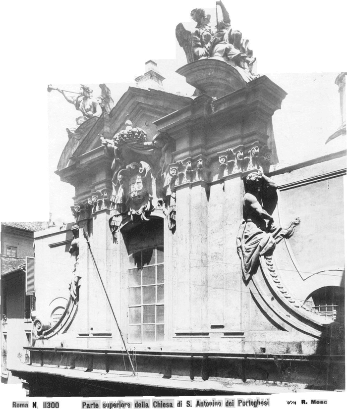 Parte superiore della Chiesa di S. Antonino dei Portoghesi