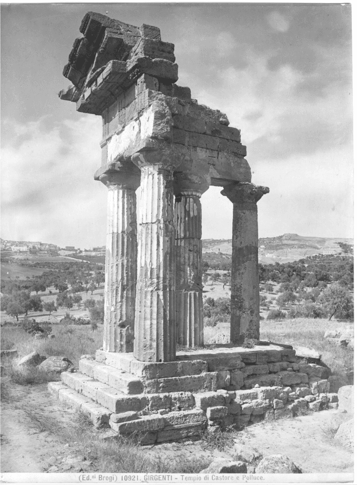 Girgenti - Tempio di Castore e Polluce.