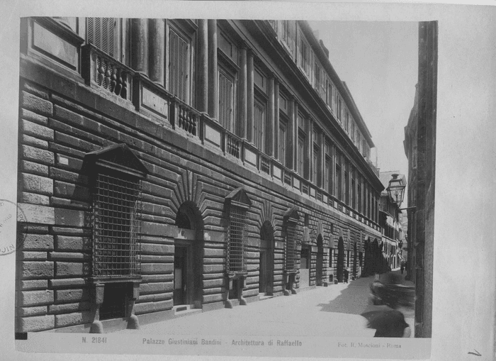 Palazzo Giustiniani Bandini - Architettura di Raffaello