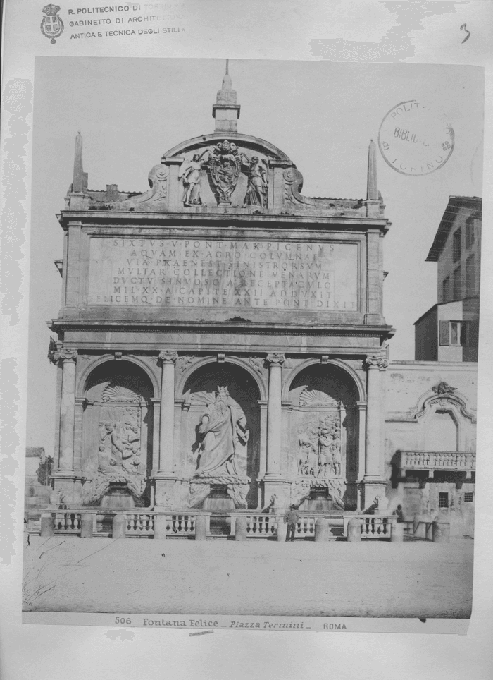 Fontana Felice_ Piazza Termini_ Roma