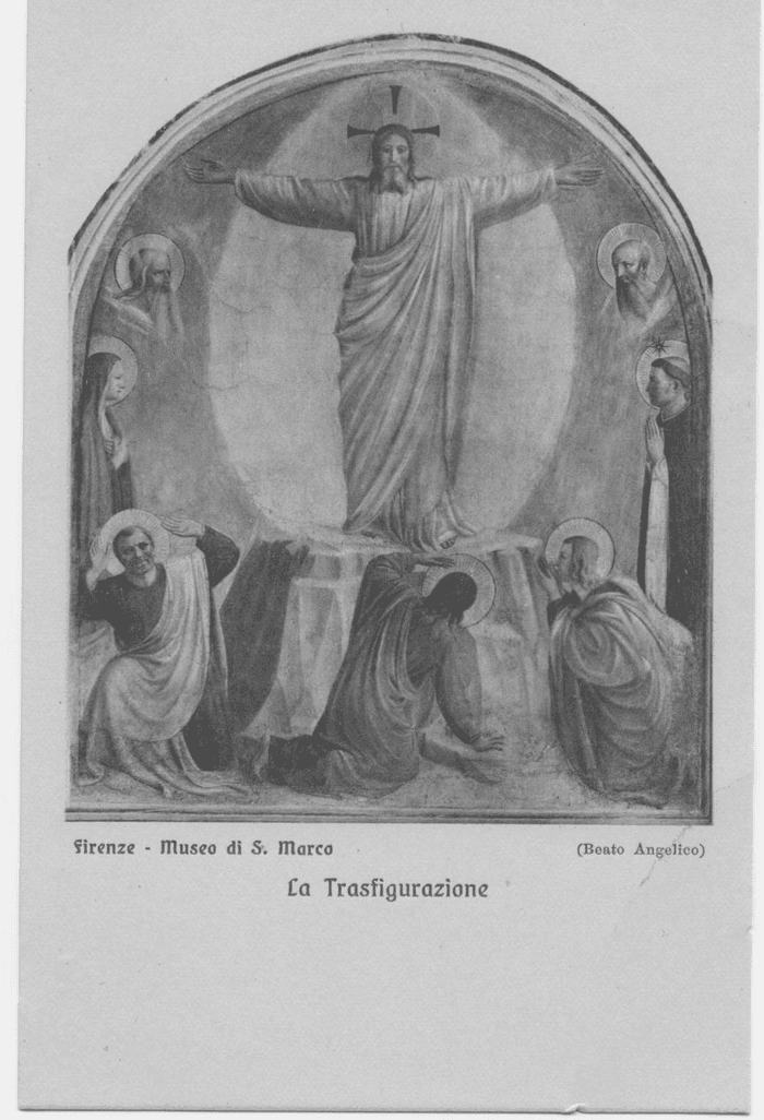 La Trasfigurazione (Beato Angelico)   -  (Firenze - Museo S. Marco)