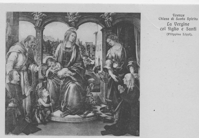 La Vergine col figlio e santi (Filippino Lippi) - (Firenze - Chiesa di Santo Spirito)