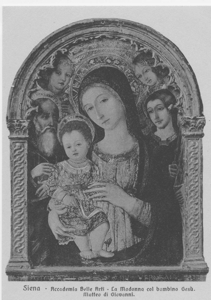 La Madonna col bambino Gesù (Matteo di Giovanni) - (Siena - Accademia Belle Arti)