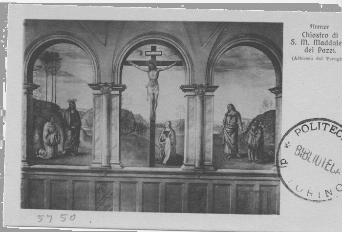 (Affresco  del Perugino) - (Firenze - Chiostro di S.M. Maddalena dei Pazzi)