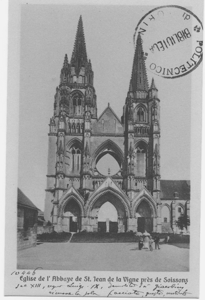 Eglise de l'Abbaye de St. Jean de la Vigne près de Soissons