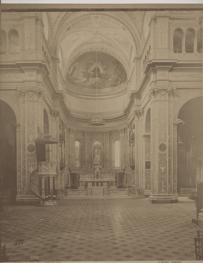 Genova - Chiesa dell'Immacolata. A. Noack - Genova