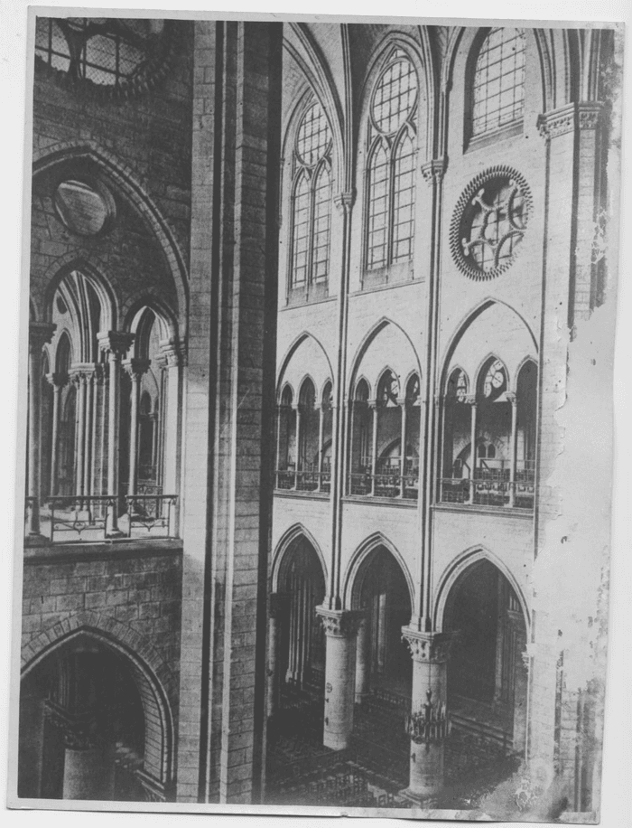 Parigi - Cattedrale di Nôtre Dame - parte di interno