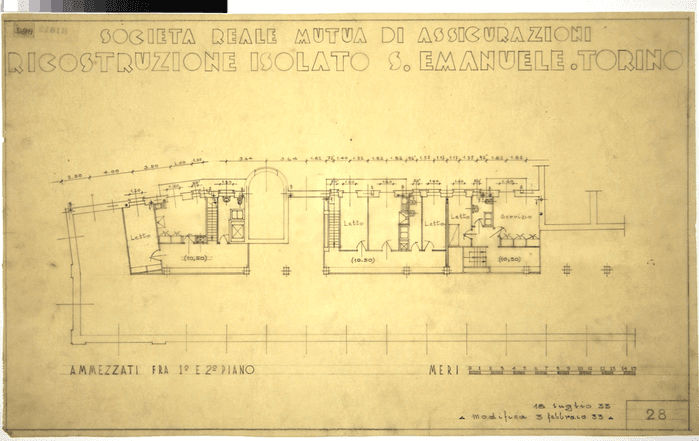 SOCIETA' REALE MUTUA DI ASSICURAZIONI/RICOSTRUZIONE ISOLATO S. EMANUELE. TORINO