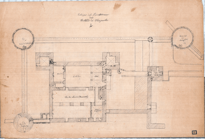 tav.63 - Verzuolo, castello e chiesa 