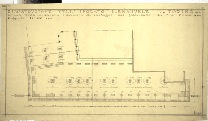 RICOSTRUZIONE DELL'ISOLATO S. EMANUELE. TORINO