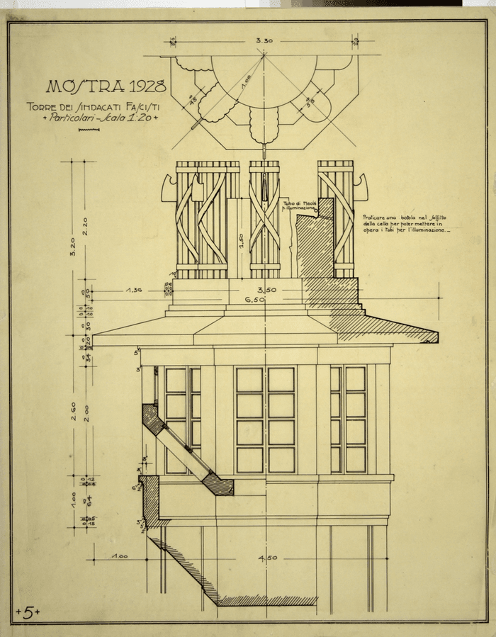 MOSTRA 1928/TORRE DEI SINDACATI FASCISTI