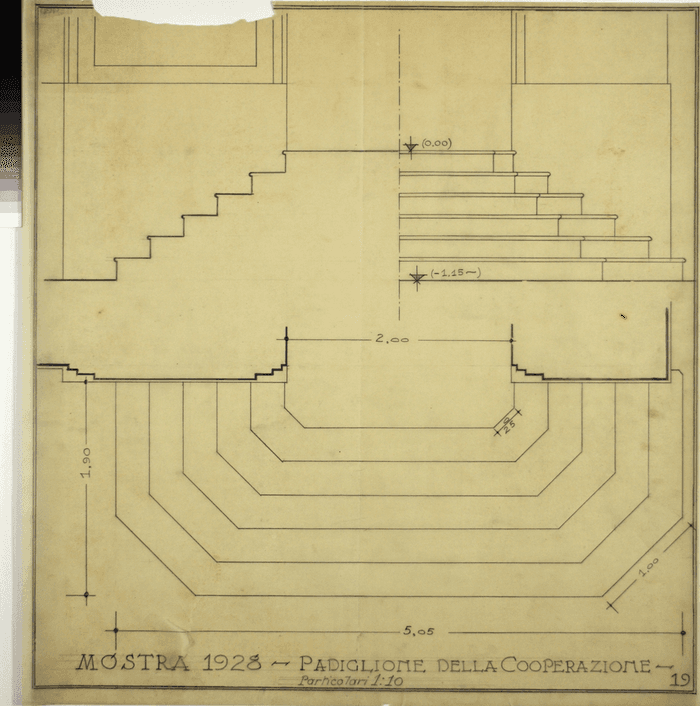 MOSTRA 1928 - PADIGLIONE DELLA COOPERAZIONE