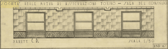 SOCIETA' REALE MUTUA DI ASSICURAZIONI TORINO - SALA DEL CONSIGLIO