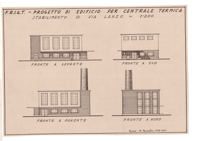 F.R.I.G.T. - PROGETTO DI EDIFICIO PER CENTRALE TERMICA