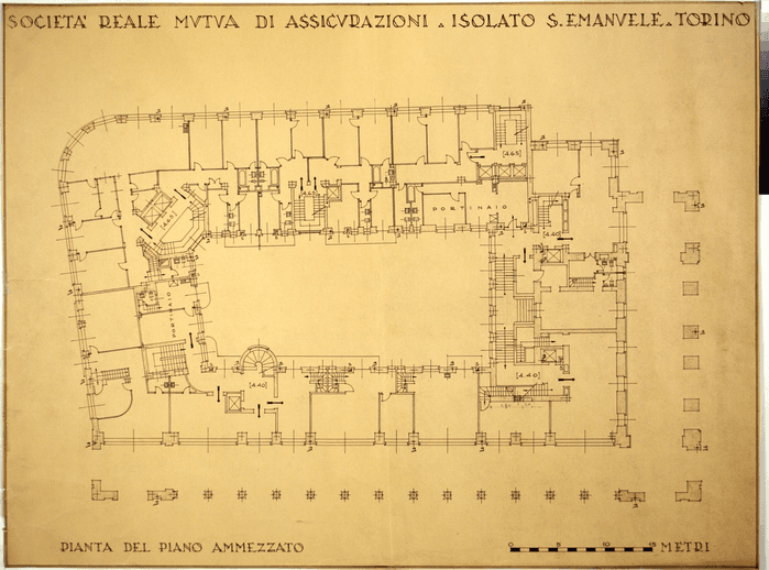 SOCIETA' REALE MUTUA DI ASSICURAZIONI - ISOLATO S. EMANUELE. TORINO