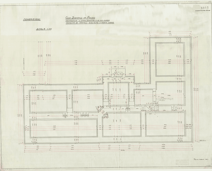 CASA SIGNORILE DA PIGIONE / FONDAZIONI