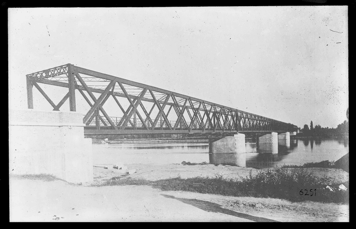 Ponte stradale sul Po tra i comuni di Bottrighe e Corbola