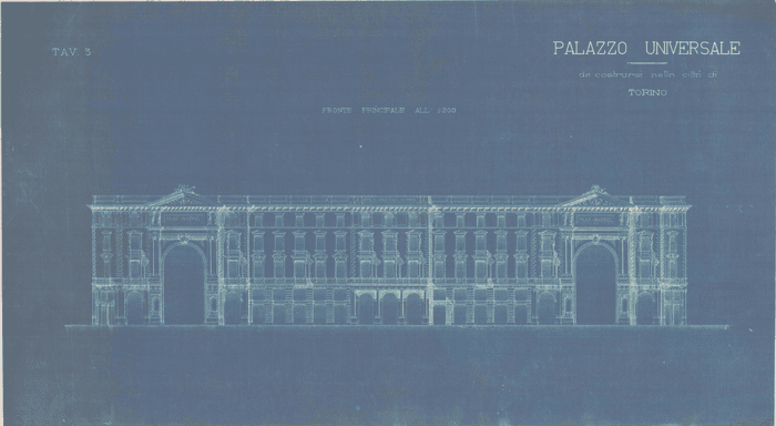 Palazzo Universale, da costruirsi nella città di Torino, corso Siccardi
