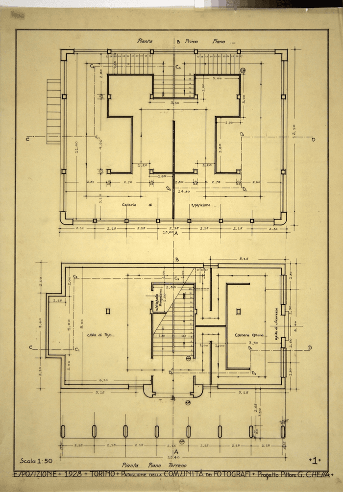 Esposizione di Architettura e Arti Decorative  di Torino del 1928: padiglione dei Fotografi 