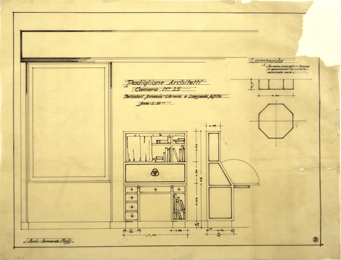 Esposizione di Architettura e Arti Decorative  di Torino del 1928: La Casa degli Architetti a opera del GANT