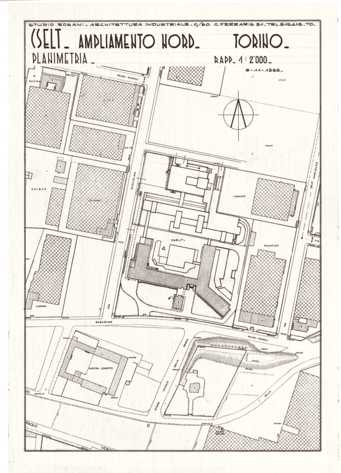 CSELT, Ampliamento e Mensa, Torino