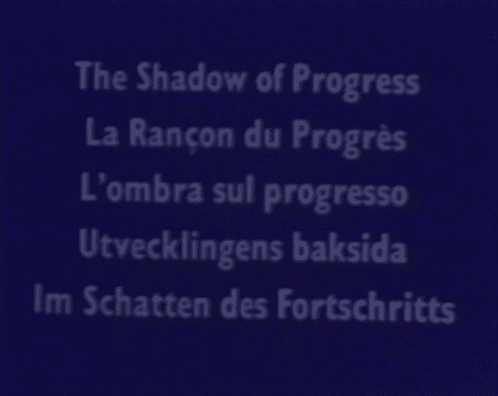 The Shadow of Progress