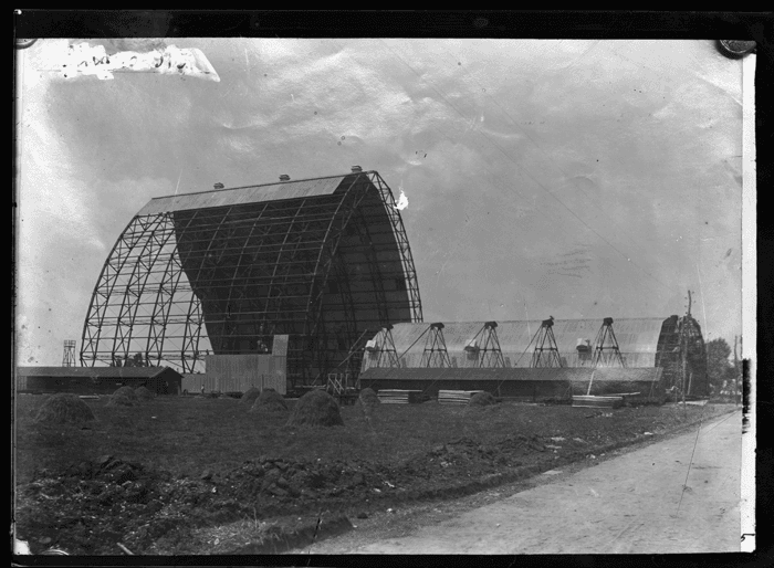 Hangar smontabile per dirigibile