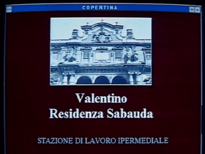 Valentino residenza sabauda. Presentazione dell’ipermedia dedicato al Castello del Valentino