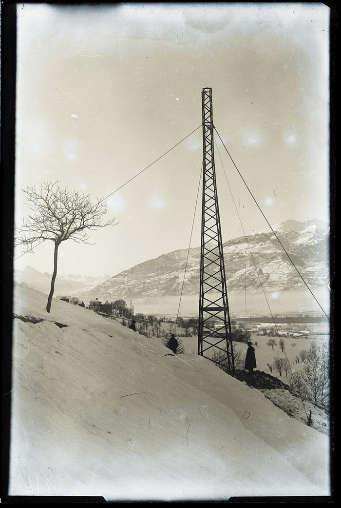 Impianto di tralicci per la linea elettrica Aosta – Montjovet