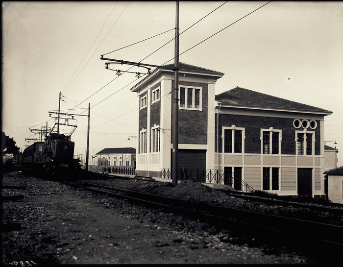 Pali per linea primaria FF.SS. e sottostazione, Albenga