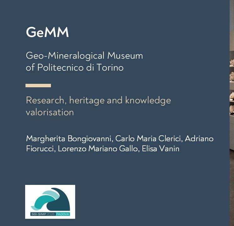 Il GeMM, Museo Geo-Mineralogico del Politecnico di Torino al Congresso congiunto SGI-SIMP