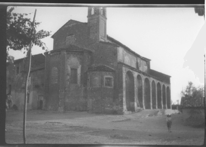 Calvenzano, chiesa abaziale, esterno