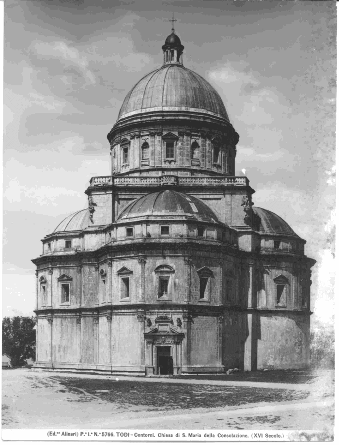 Todi - Contorni. Chiesa di S. Maria della Consolazione. (XVI Secolo.).