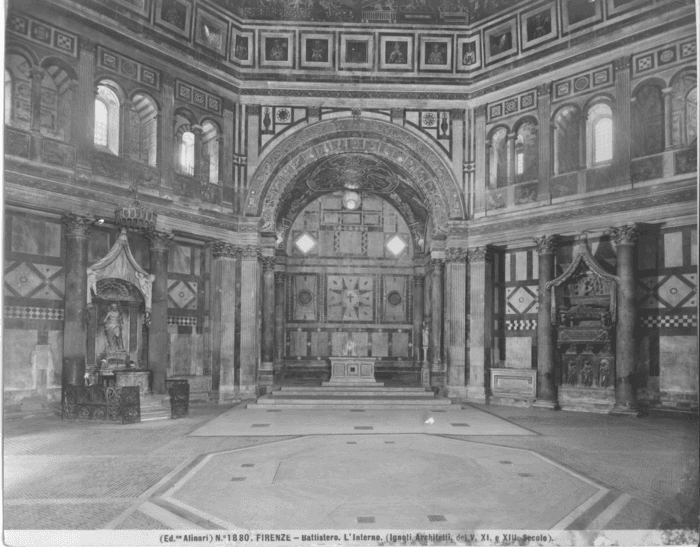 Firenze - Battistero. L' interno