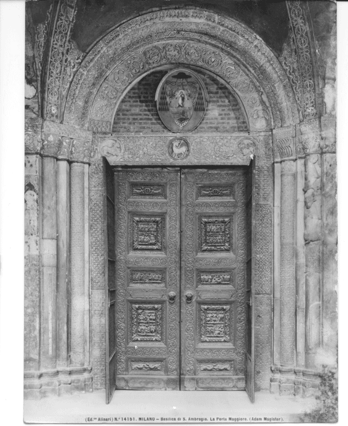 Milano - Basilica di S. Ambrogio. La Porta Maggiore
