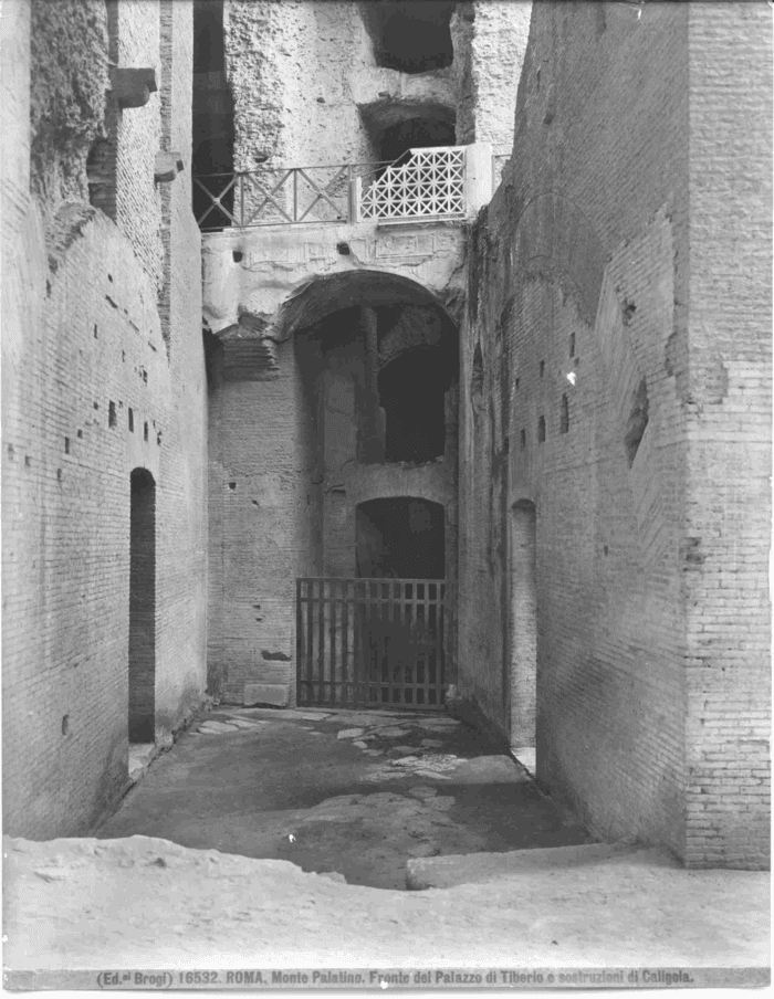 Roma - Monte Palatino. Salone del Palazzo di Settimio Severo