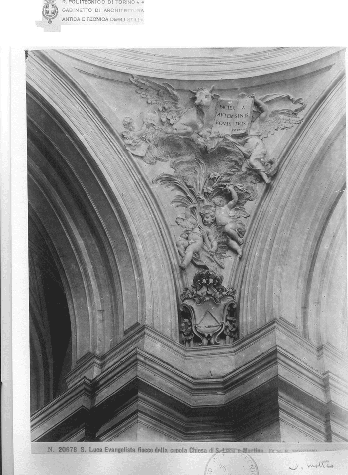 S. Luca Evangelista fiocco della cupola Chiesa di S. Luca e Martina