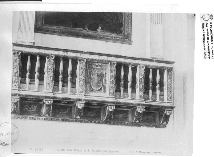 Coretto della Chiesa di S. Giacomo dei Spagnoli