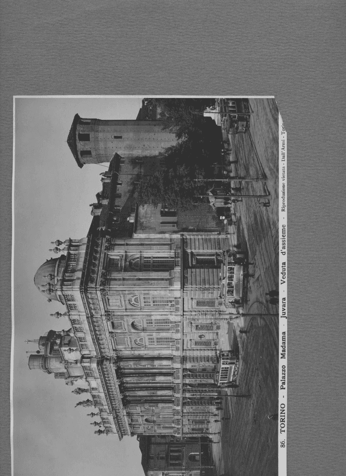 TORINO - Palazzo Madama - Juvarra - Veduta d'assieme