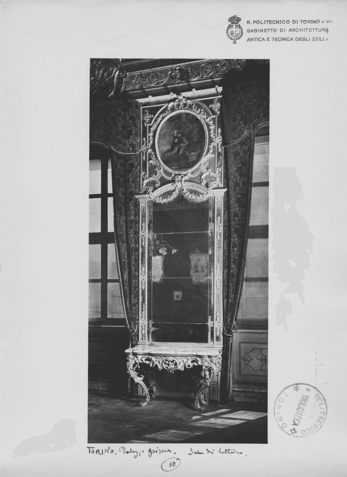 TORINO. Palazzo Geisser. 10. Sala di lettura