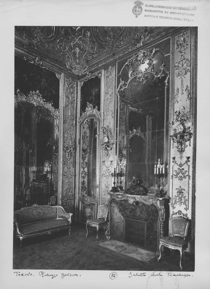 TORINO. Palazzo Geisser. 14 Saletta della Duchessa