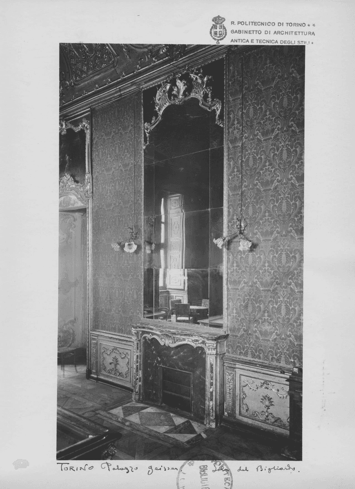 TORINO. Palazzo Geisser. Sala del bigliardo
