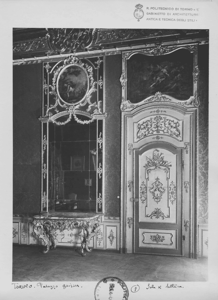 TORINO. Palazzo Geisser. 7. Sala di lettura