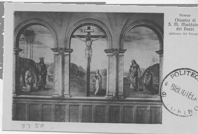 (Affresco  del Perugino) - (Firenze - Chiostro di S.M. Maddalena dei Pazzi)